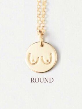 Round Boobs/Breasts Body Beauty Charm Necklace